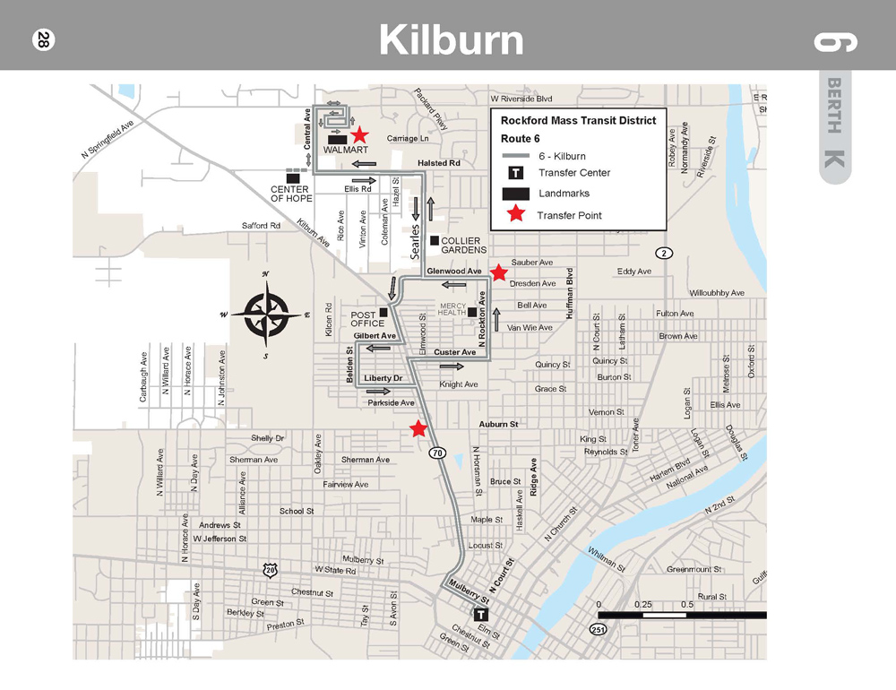 RMTD Kilburn Route Map