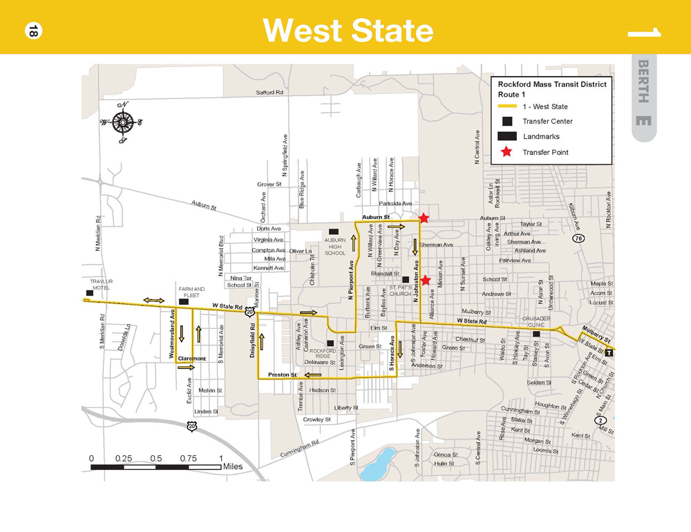 RMTD West State Route Map